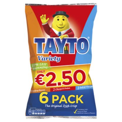 Picture of Tayto Variety 6pk 150g PM€2.50 x16